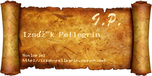 Izsák Pellegrin névjegykártya